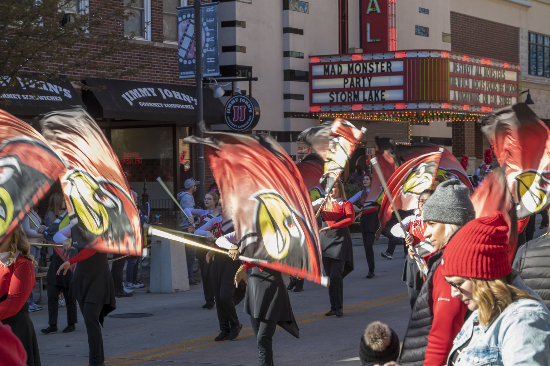 Flag twirlers
